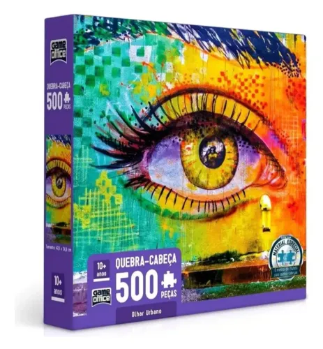 Quebra Cabeça Game Office - Olhar Urbano - 500 Peças