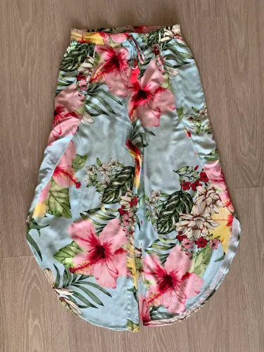 Calça Pantalona Viscose estampado M 