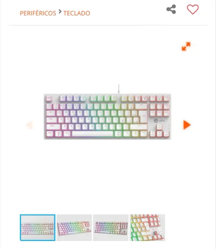 Teclado gamer/mecânico