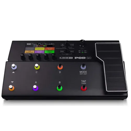 PEDALEIRA LINE 6 POD GO - PERFORMANCE E TIMBRE PROFISSIONAL!