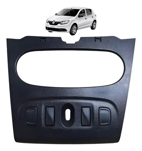 Moldura Painel Central Renault Sandero Autentique 1.0 2015