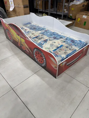 Cama infantil carro de corrida 1.54mx70cm mcqueen