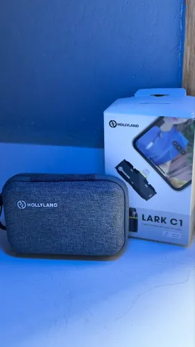 Seu conteúdo merece um áudio melhor! Hollyland Lark C1 Lightning para iPhone