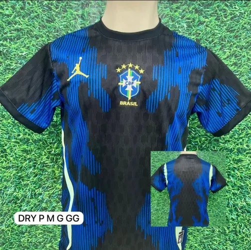 Nova camisa do Brasil azul P, M, G e GG