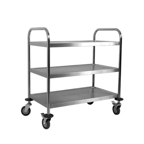 Ac carrinho inox 3 planos
