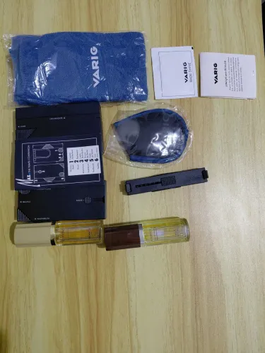 RARIDADE Kit Viiagem VARIG Primeira Classe Vintage COMPLETO .