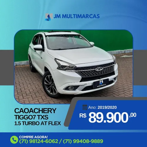 Chery Tiggo 7 TXS 1.5 16V Turbo Flex Aut. 2020
