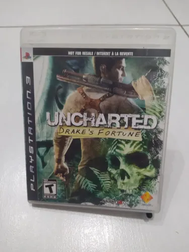 JOGO ORIGINAL PS3 - UNCHARTED: DRAKE'S FORTUNE CIB 