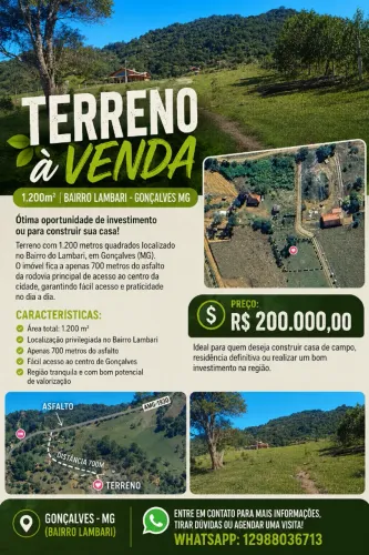 Terreno 1200 metros