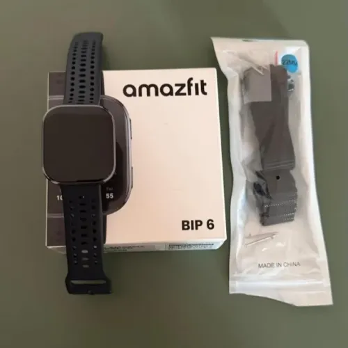 Amazfit Bip 6 - Com Caixa - 2 Pulseiras Extras - Garantia