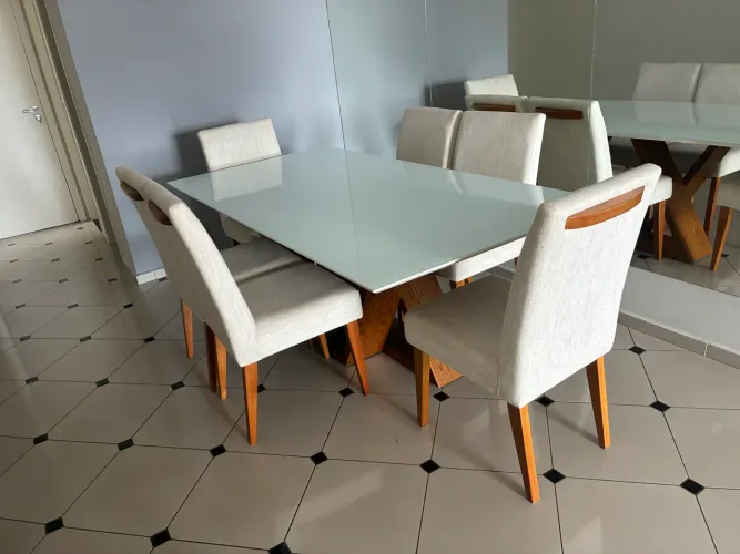 Mesa Z com 6 cadeiras 200x100 NOVA