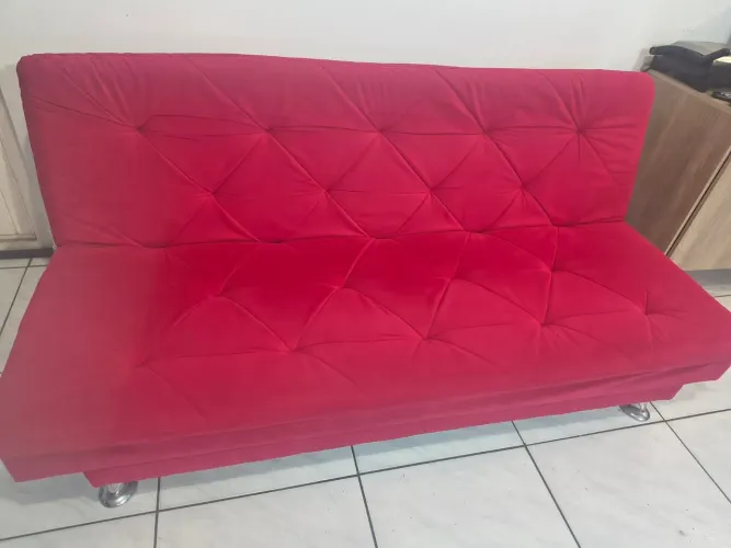 Sofá cama moderno e prático excelente design