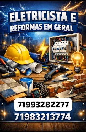 Eletricista construção e reformas em geral
