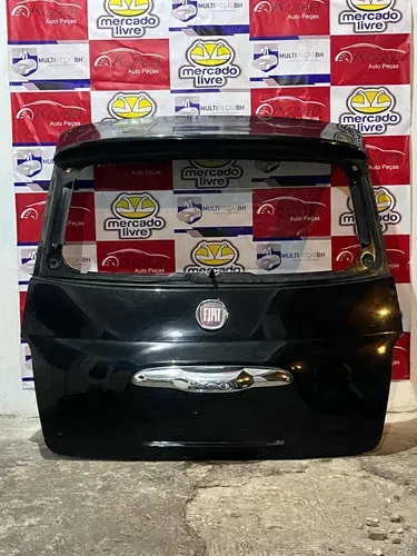Tampa Traseira Fiat 500 2010/2017 Preto