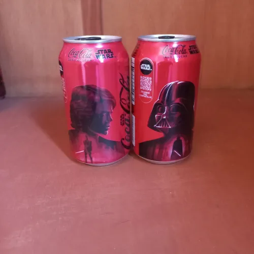 Lata coca cola coleção Anakin e Vander