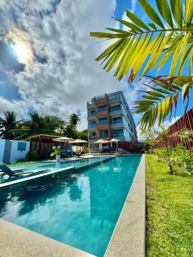 Tamandaré Studio 23 m², 1 quarto, condomínio com lazer para investir ou veranear.