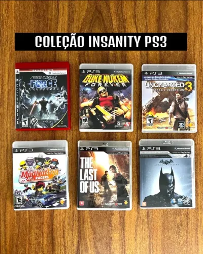 Coleção INSANITY (LOTE) de Jogos para PS3!