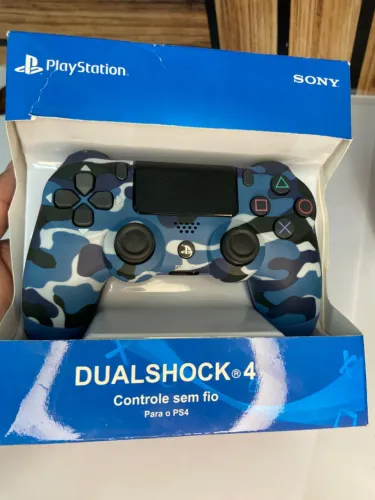 Controle de ps4 Azul camuflado an6