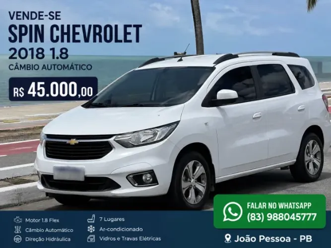 Chevrolet Spin LTZ 1.8 8V Econo.flex 5P Aut. 2018
