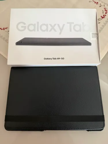 Tablete Samsung A9+ 5G Acompanha Caixa Capa Proteção Cabo 