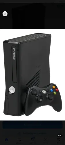 Xbox 360 slim desbloqueado,mais 1 controle, pen drivede 125gb(aceito pc em troca)