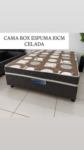 Cama box casal - 10cm