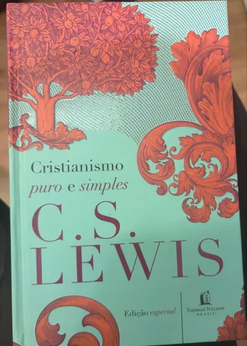 Livro Cristianismo Puro e Simples. Capa dura