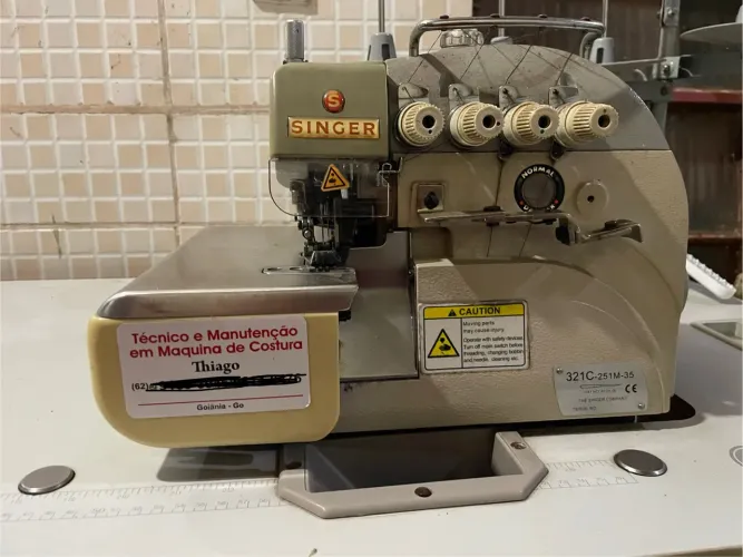 Máquina Interlock Singer