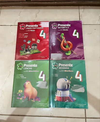 Livros projeto presente 4° ano ed moderna