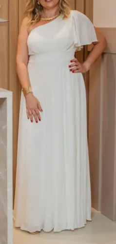 Vestido elegante off-white 