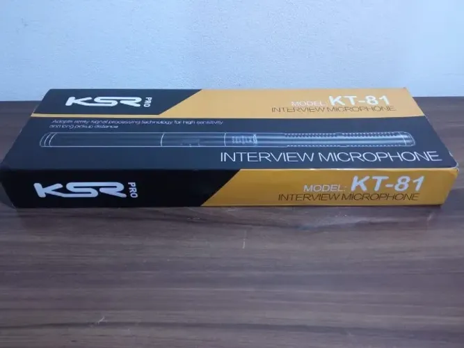 Microfone Shotgun KT-81 Pouco Usado