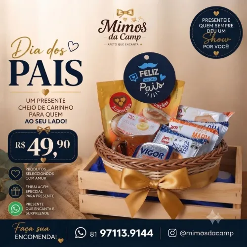Cesta Dia dos Pais