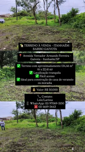 Terreno - Itanhaem SP