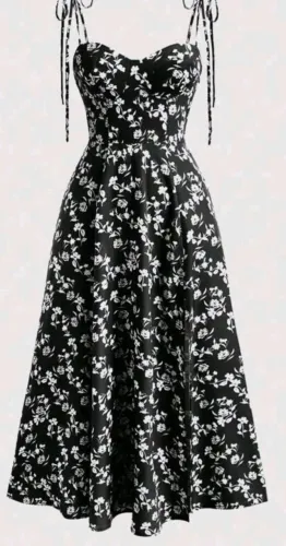 Vestido Longo Florido