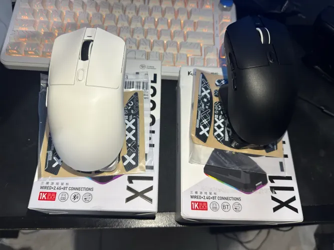Mouse ksnake x11 S/Fio Com Dock de Carregamento sensor paw 3311