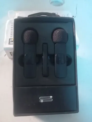 Kit Duplo Microfone Sem Fio de Solapa K9 para iPhone (Novo) ACEITO PROPOSTA!!!
