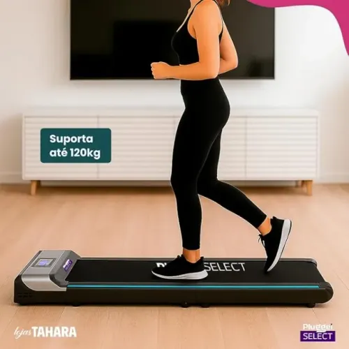 Esteira Elétrica Portátil Dobrável Ergométrica 158cm Fitness Corrida Caminhada Home Office