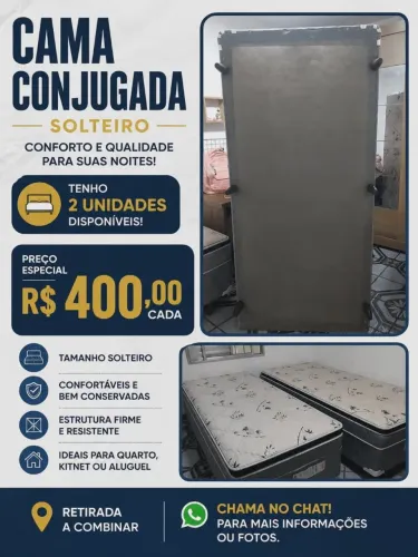 Cama Conjugada Solteiro 
