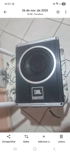 Sub jbl selenium muita potência 