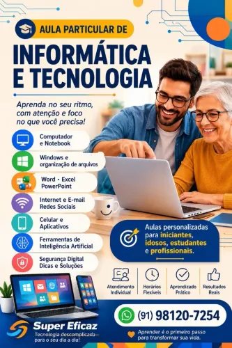 AULA INFORMÁTICA E TECNOLOGIA<br>