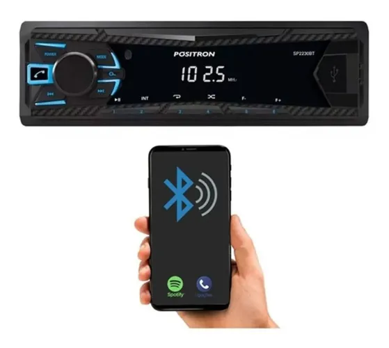 Som pósitron com rádio,USB, bluetooth instalação grátis