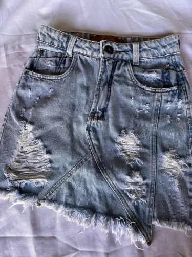 Saia jeans