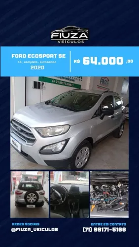 Ford Ecosport SE 1.5 12V Flex 5P Aut. 2020