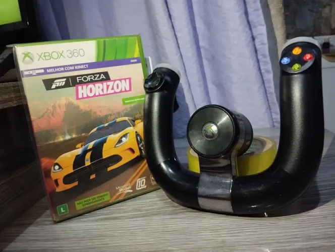 Volante Xbox 360 wireless + Forza Horizon 