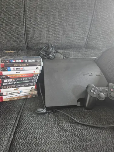 PlayStation 3 com 12 jogos