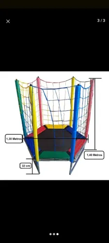 Pula pula infantil 1.30m novo