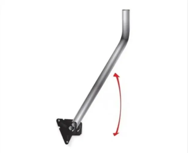 Suporte haste Mastro Para Antena Universal de alumínio 42 cm