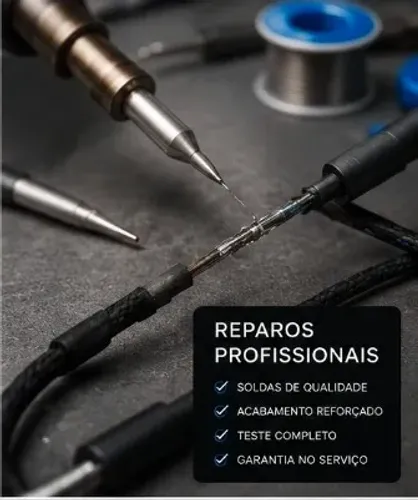 Reparo de Cabos de Áudio | P10 RCA XLR P2 | Curitiba
