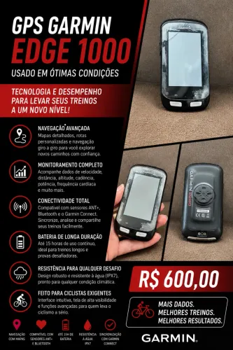 GPS garmin EDGE 1000