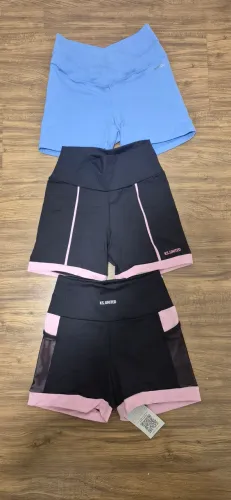 Kit 3 Shorts Feminino para academia, treino
